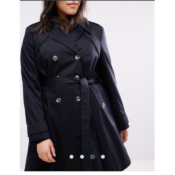 ASOS Curve Jackets & Blazers - ASOS Curve skater Trench
